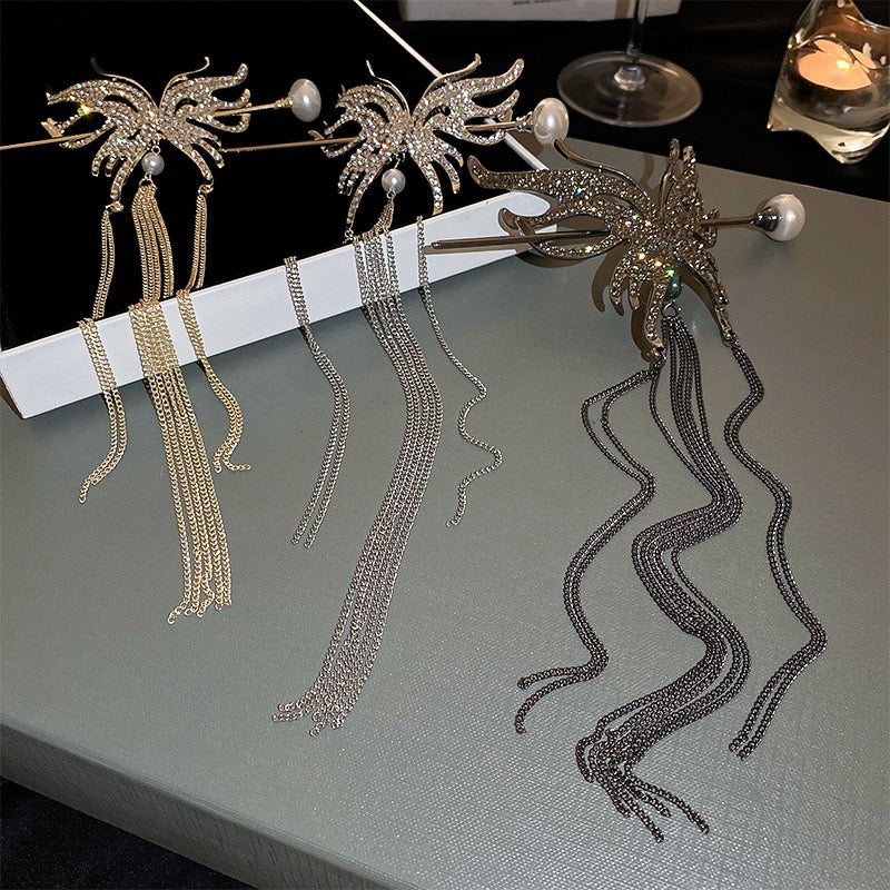 Butterfly Princess Tassel Hairpin