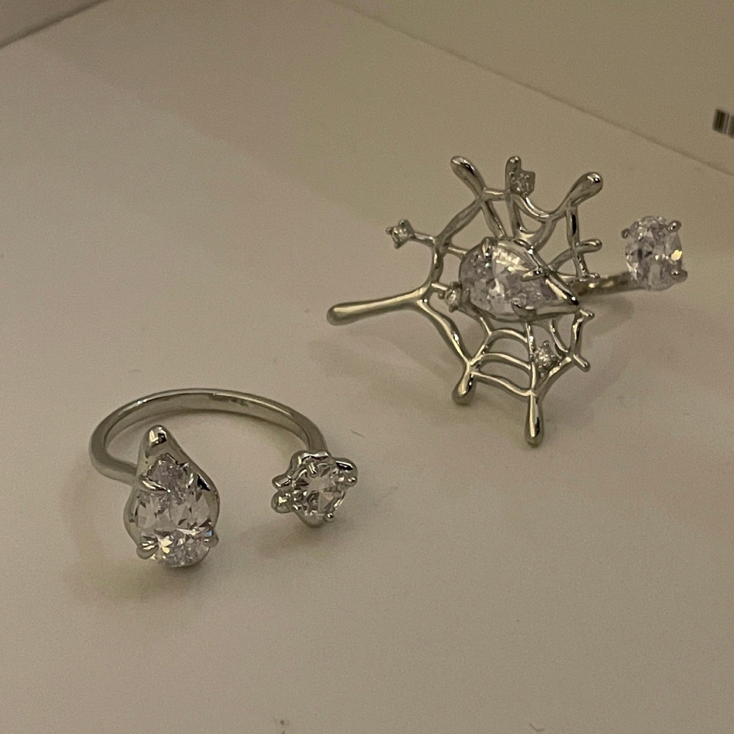 Spider Web Ring (2 pieces)