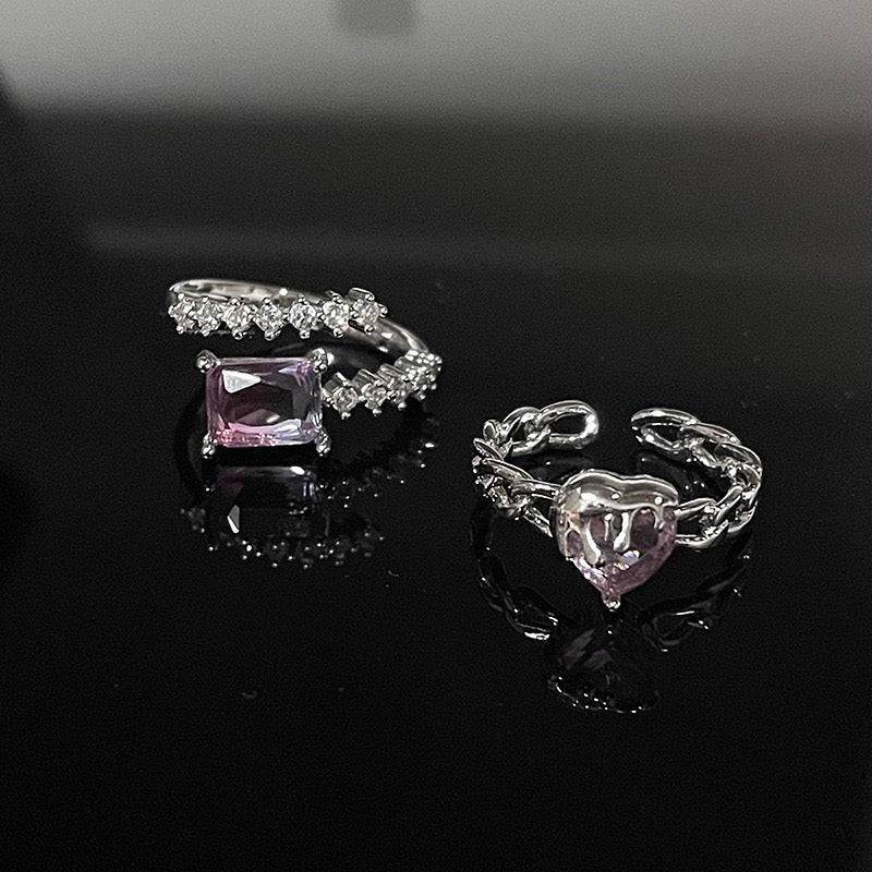 (Buy 1 Get 2) Aurora Pink Diamond Ring