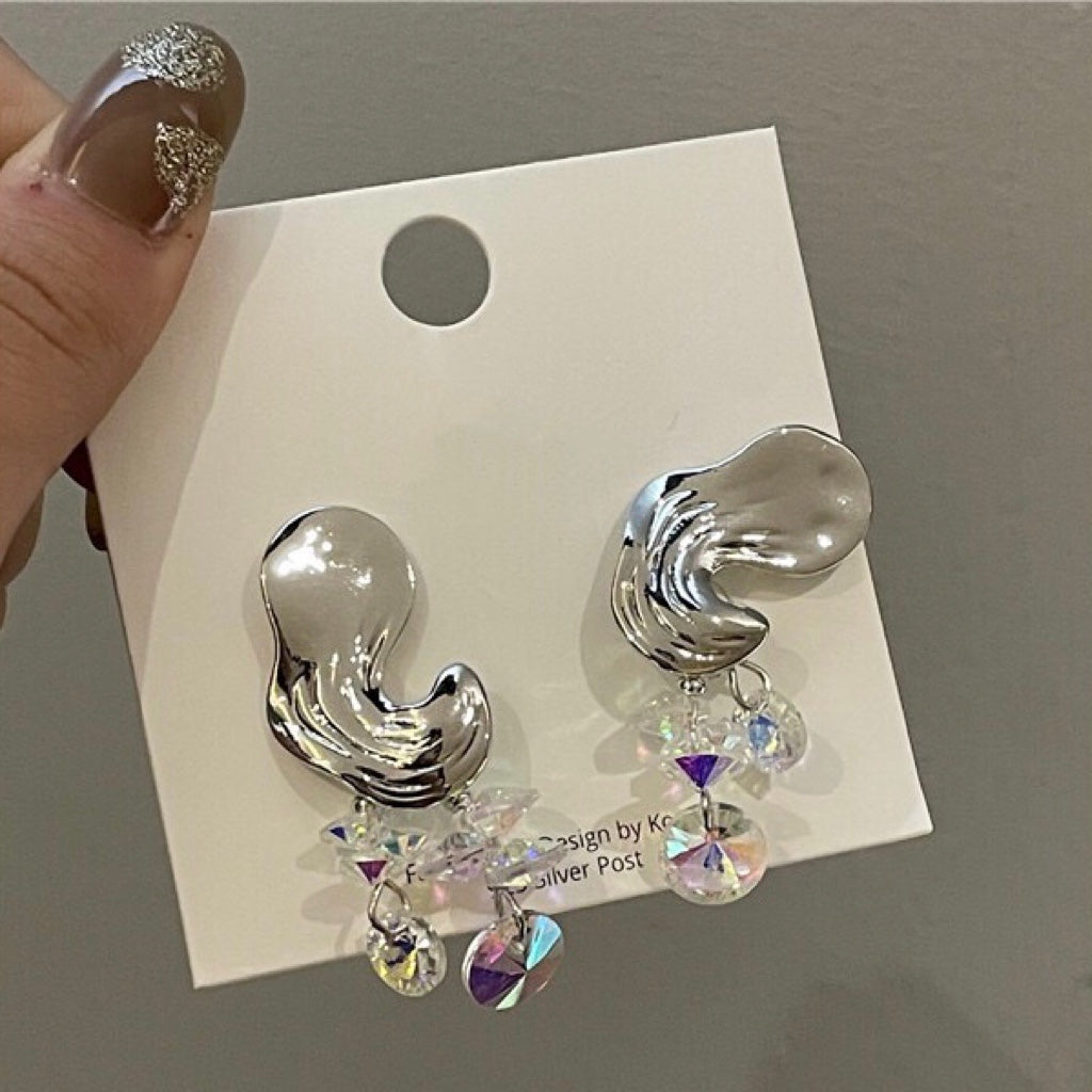 Wavy Shape Designing Earrings