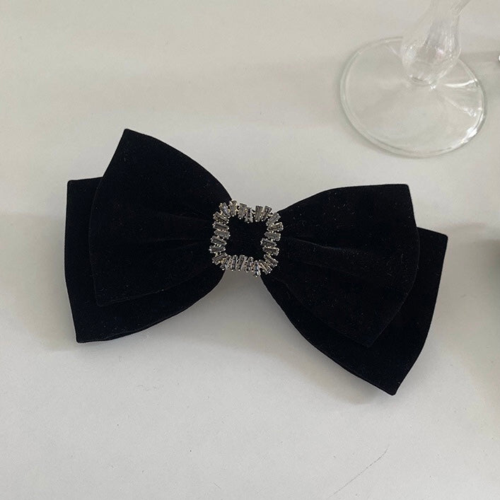 Big Bow Hairpin with Square Dimond
