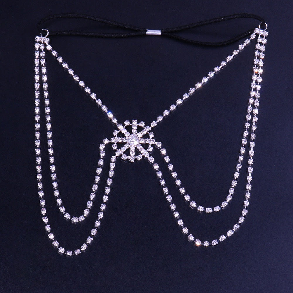 Dimond Snowflake Leg Chain