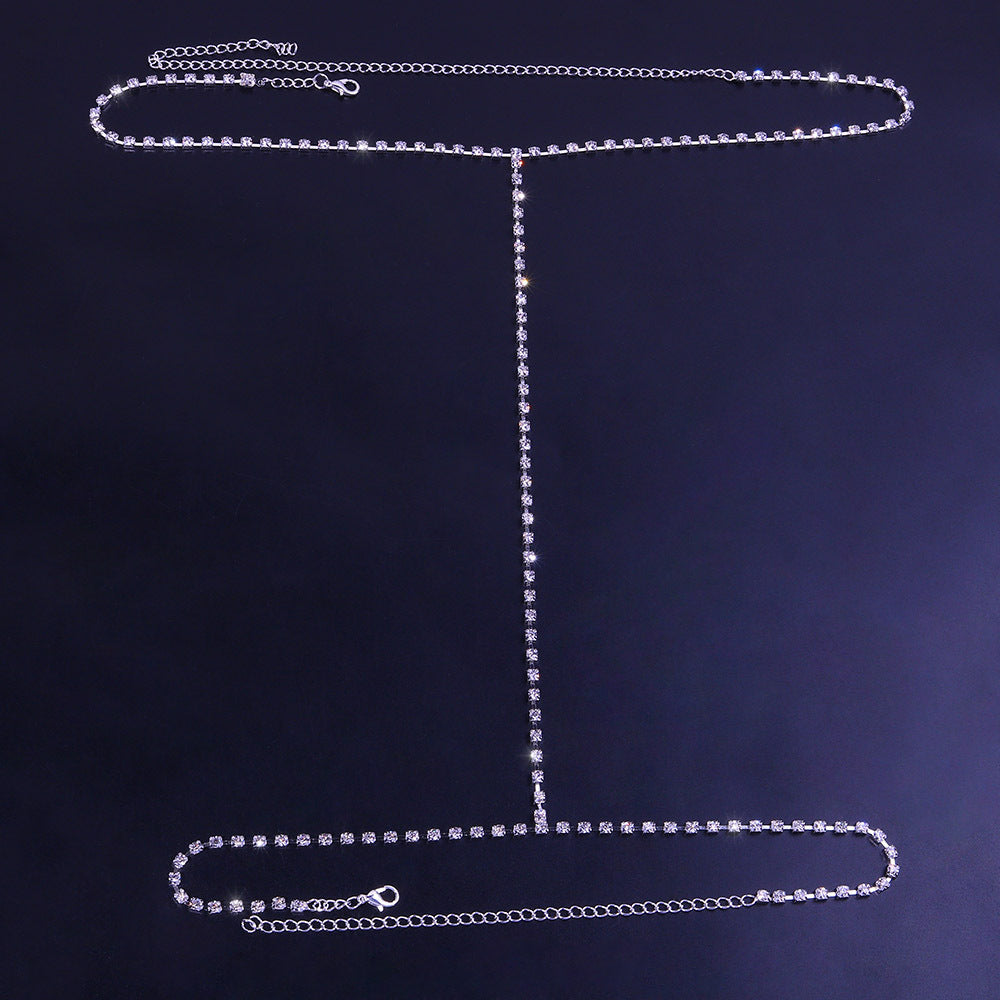 Glowing Diamond Leg Chain