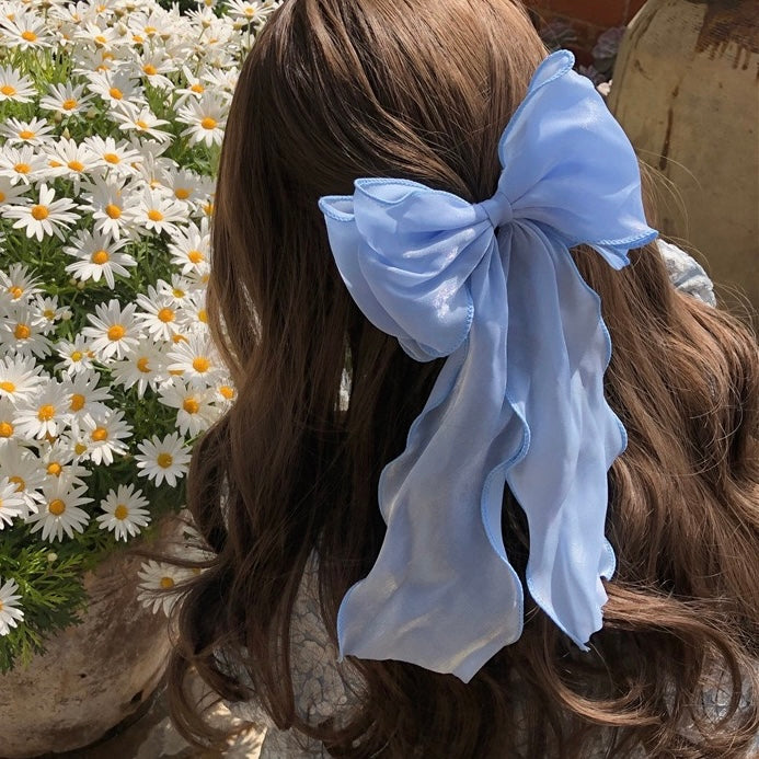 (Buy1 Get2) French Tenderness Glowing Bow Hair Clip