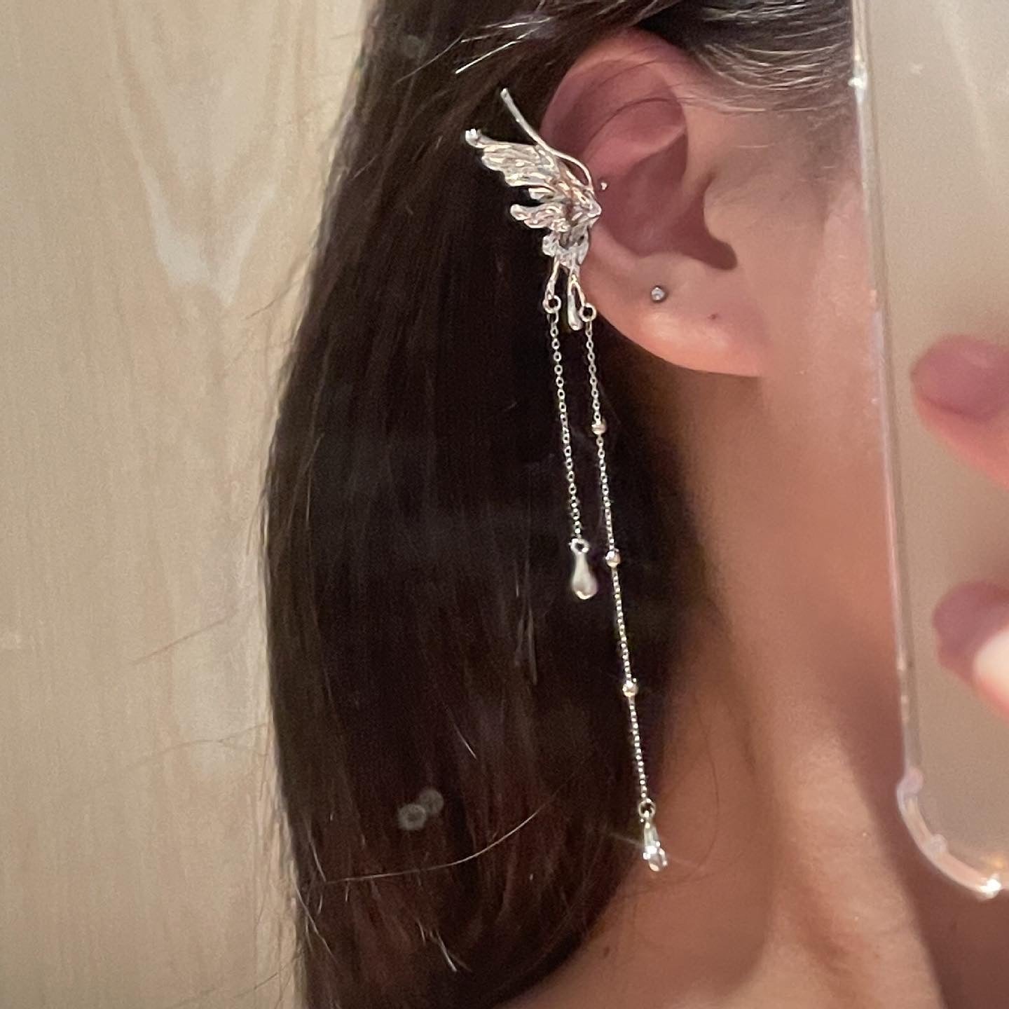 Butterfly Ear Hanging