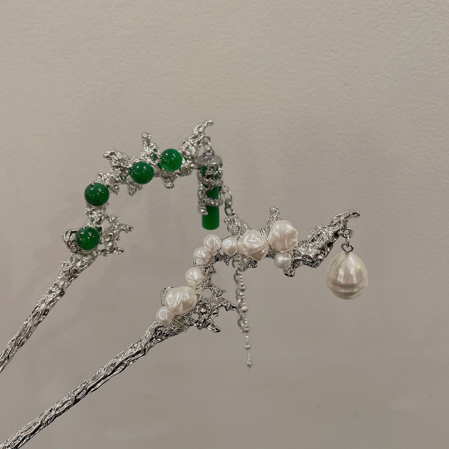 Ancient Chinese Style Jade Hair Stick