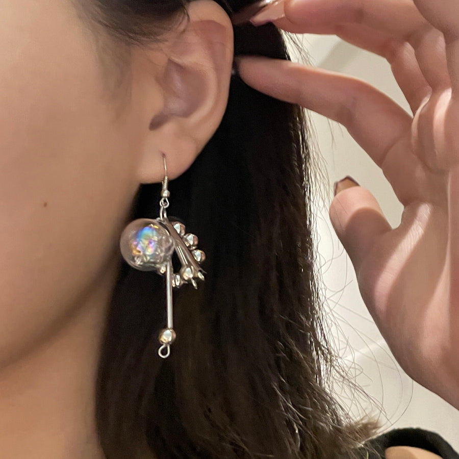 Exaggerated earrings