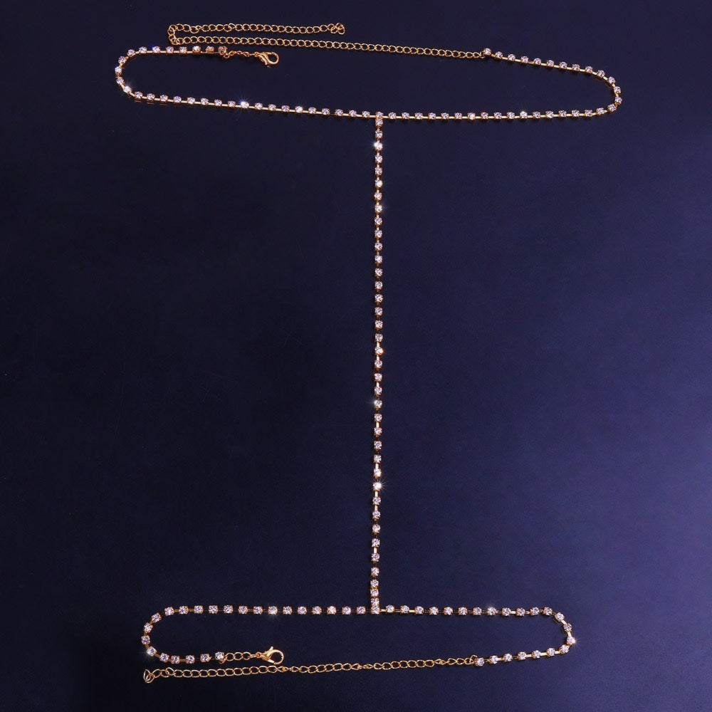 Glowing Diamond Leg Chain