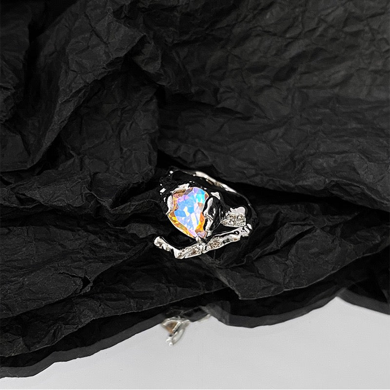 (Buy1 Get2) Sparkling Colorful Opal Ring Set