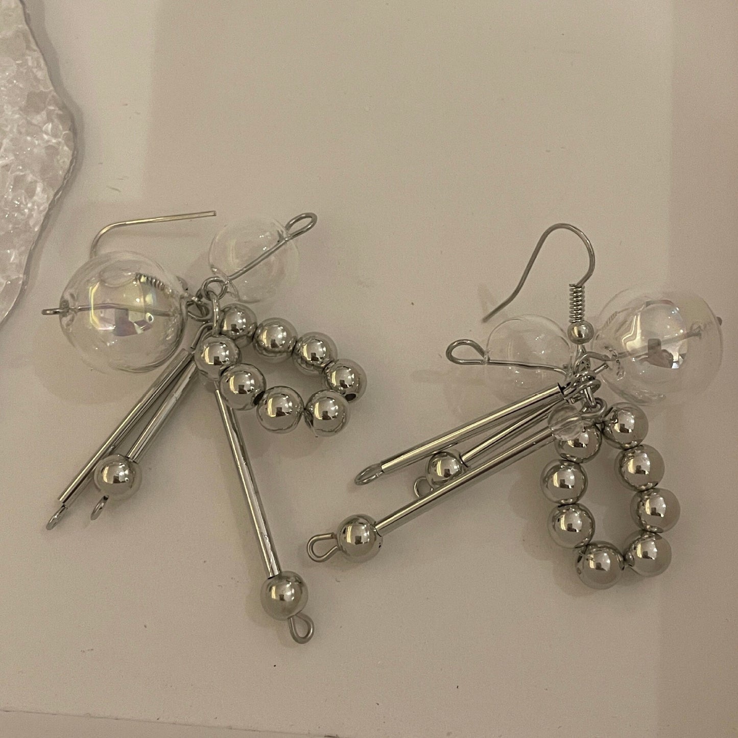 Exaggerated earrings