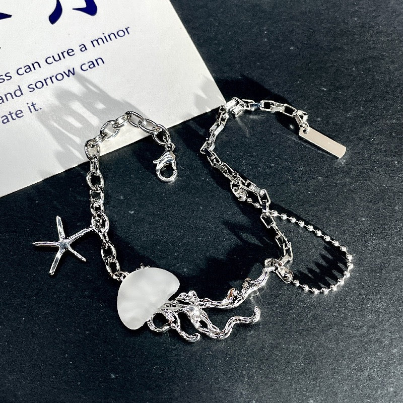 Jellyfish Silver Bracelet