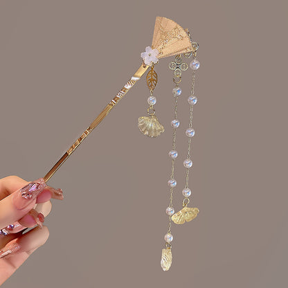 Golden Fan Hair Stick