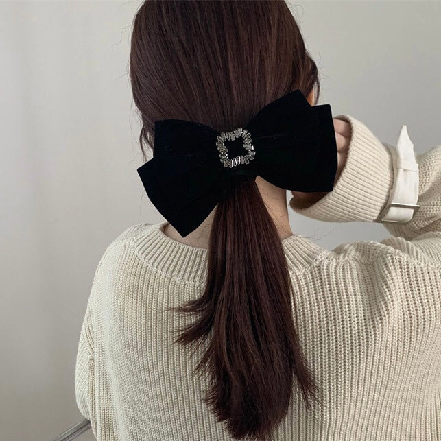 Big Bow Hairpin with Square Dimond