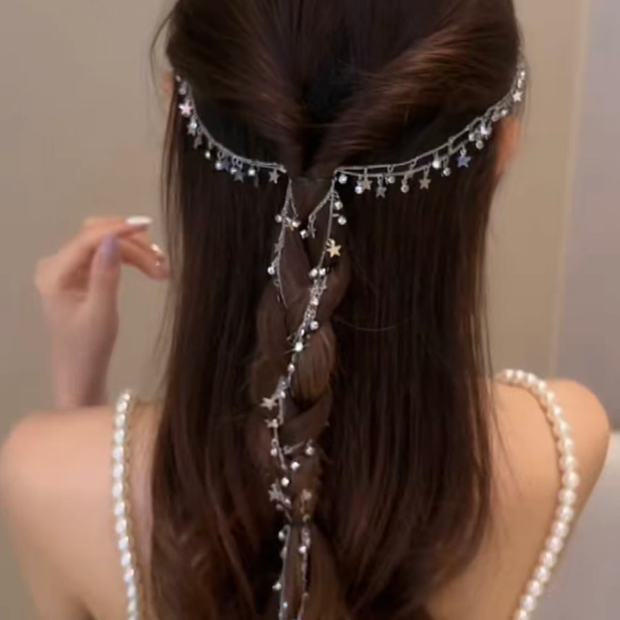 Star Tassel Braided Hair Ornaments