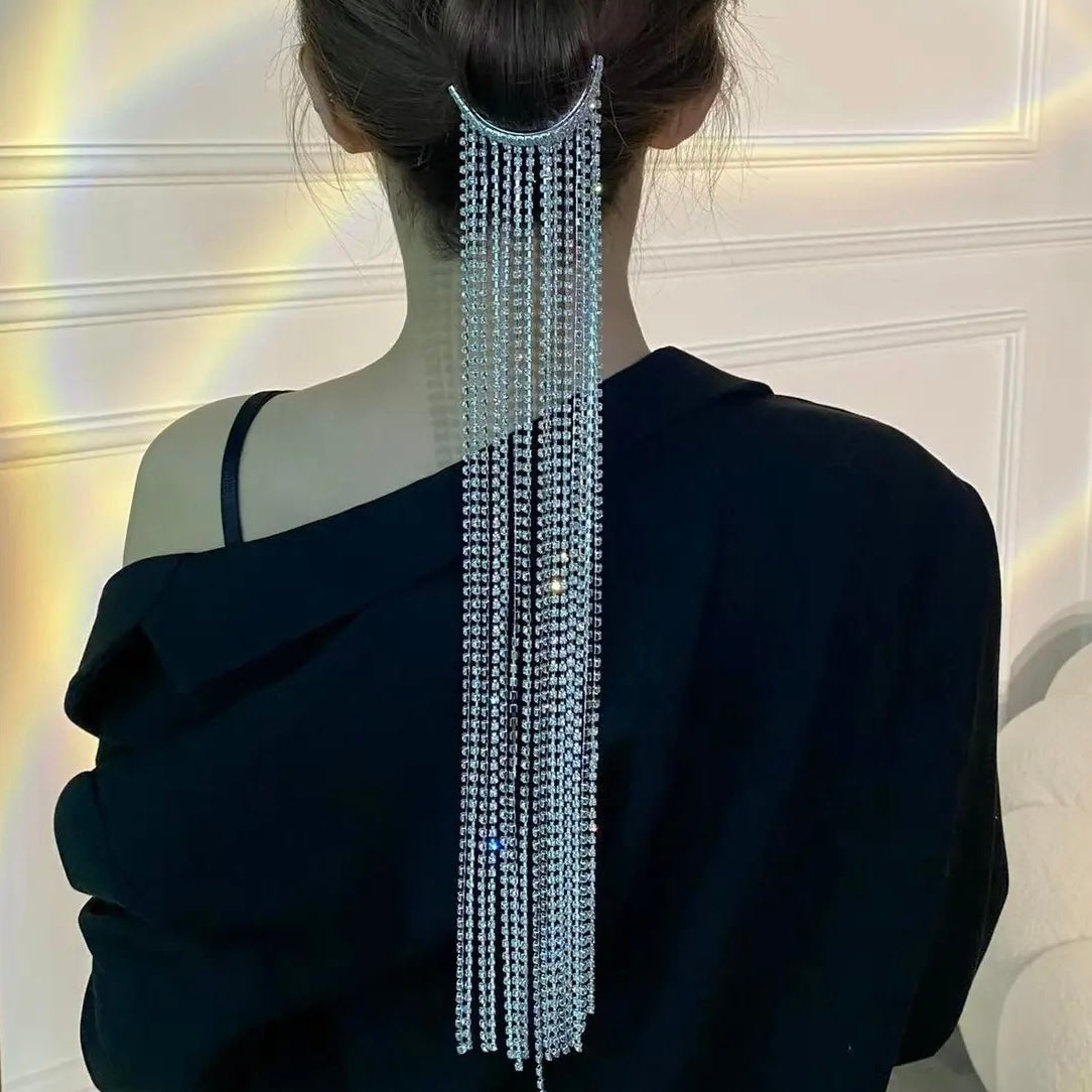 Long Tassel Party Night Hairpin