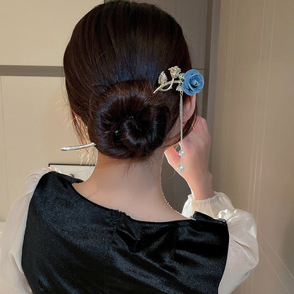 Rose Tassel Hairstick