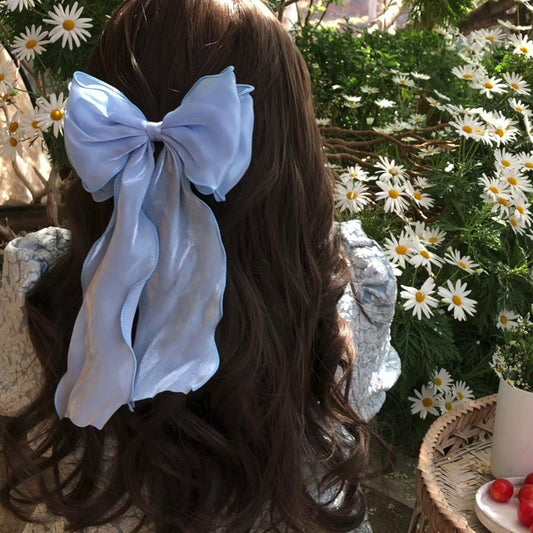 (Buy1 Get2) French Tenderness Glowing Bow Hair Clip