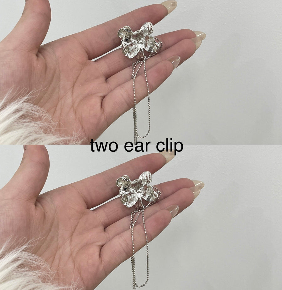 Drapey Line Ear Bone Clip