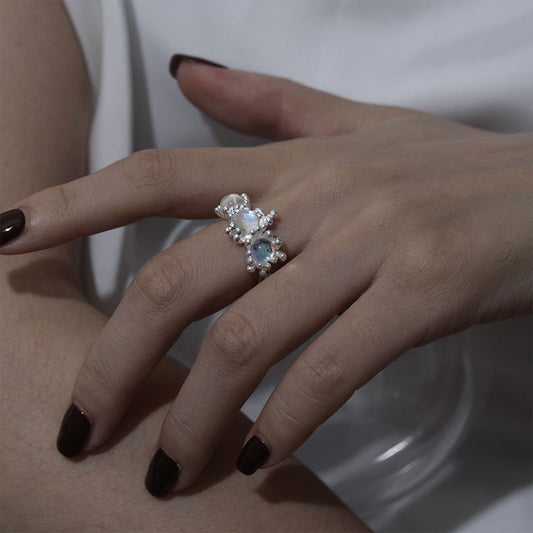 Moonstone ring