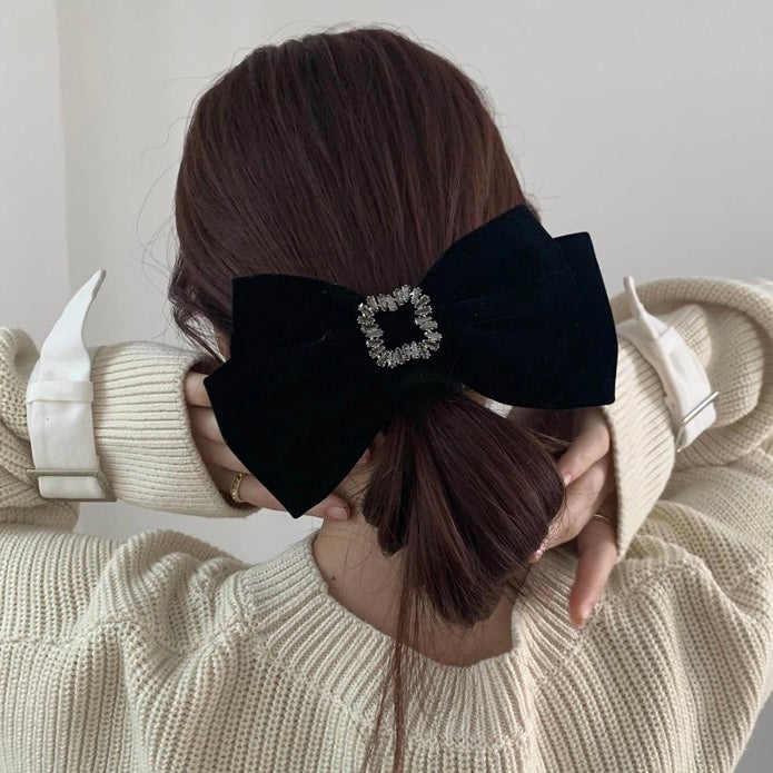 Big Bow Hairpin with Square Dimond